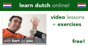 Learn Dutch online with Bart de Pau