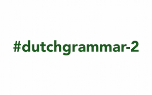 Dutch Grammar